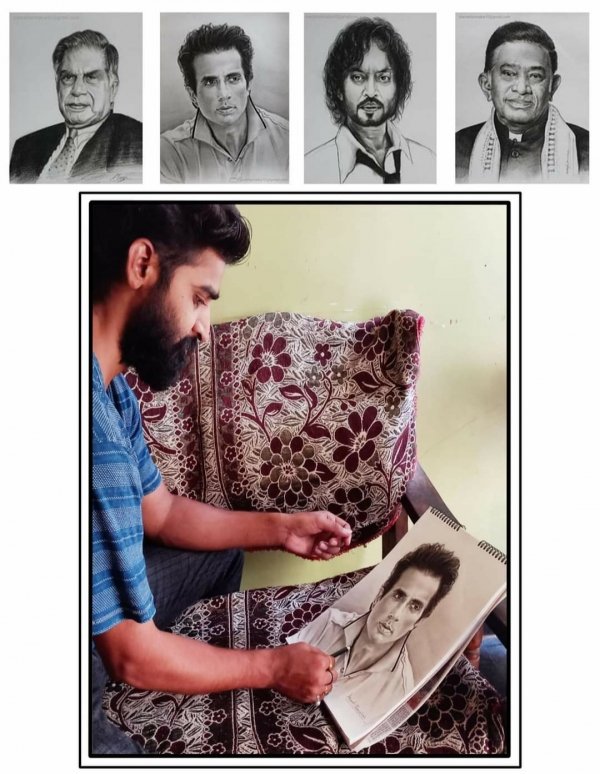 सोनू सूद को भा गई मनीष की बनाई Portrait, शेयर किया तो देश हुआ दीवाना, हर मिनट आ रही Friend Request