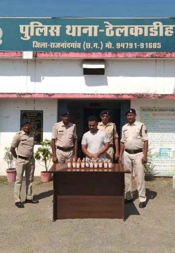 37 पौवा शराब जप्त, रिमांड पर भेजा