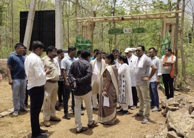 छींदारी डैम में भ्रष्टाचार&mdash;41 लाख की योजना, जमीनी सच्चाई सिर्फ बांस-लकड़ी