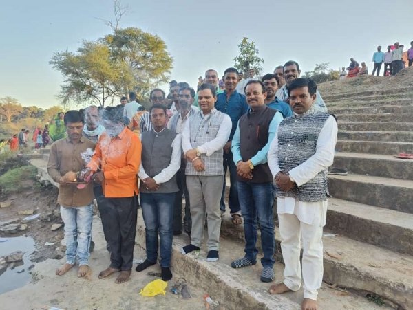 मुसका मेला स्थल पर मंच निर्माण के साथ अब पेयजल की सुविधा होगी बेहतर - घम्मन साहू।